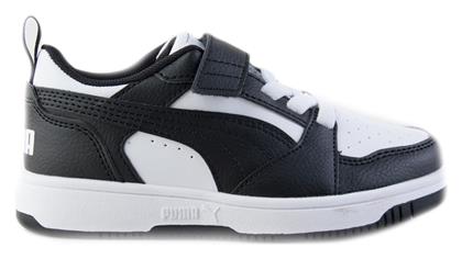 Puma Αθλητικά Παιδικά Παπούτσια Running Rebound V6 με Σκρατς PUMA White-PUMA Black