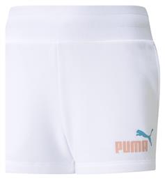 Puma Αθλητικό Παιδικό Σορτς/Βερμούδα Essentials Λευκό