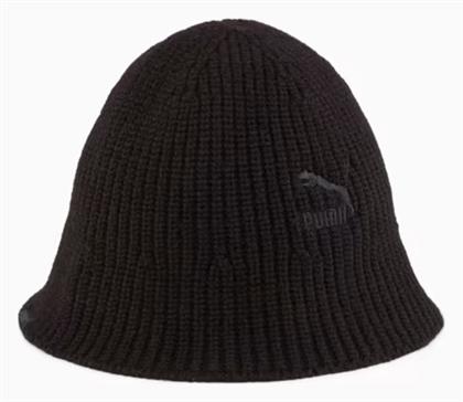 Puma Beanie Unisex Σκούφος Πλεκτός σε Μαύρο χρώμα