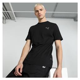 Puma Better Essentials Ανδρική Μπλούζα Κοντομάνικη Μαύρη