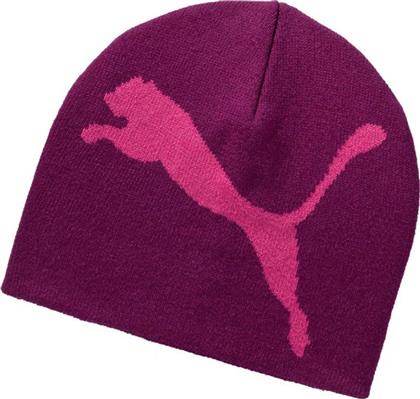 Puma Essential Big Cat Γυναικείος Beanie Σκούφος σε Μωβ χρώμα