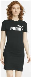 Puma Essentials Καλοκαιρινό Mini T-shirt Φόρεμα Μαύρο από το Cosmos Sport