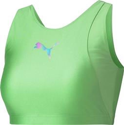 Puma Evide Γυναικείο Αθλητικό Μπουστάκι Πράσινο από το Favela