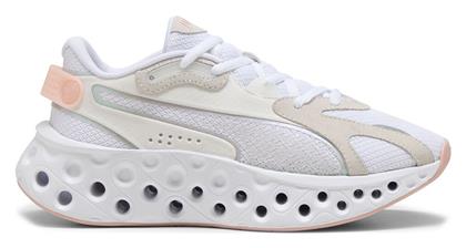 Puma Frequence Γυναικεία Running Λευκά