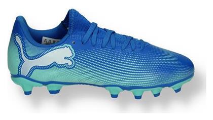 Puma Future 7 Play FG/AG Χαμηλά Ποδοσφαιρικά Παπούτσια με Τάπες Μπλε από το MybrandShoes