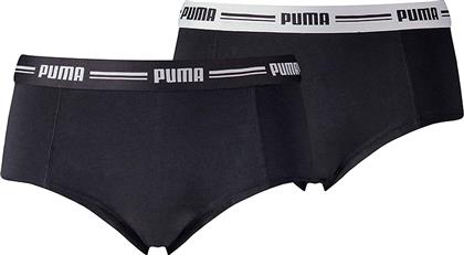 Puma Γυναικεία Boxer 2Pack Μαύρα