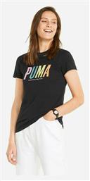 Puma Γυναικείο Αθλητικό T-shirt Μαύρο από το Z-mall