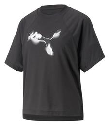 Puma Γυναικείο Αθλητικό T-shirt Μαύρο