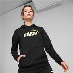 Puma Γυναικείο Φούτερ με Κουκούλα Μαύρο από το Outletcenter