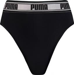 Puma High Leg Brief Ψηλόμεσο Slip σε Μαύρο χρώμα από το Z-mall