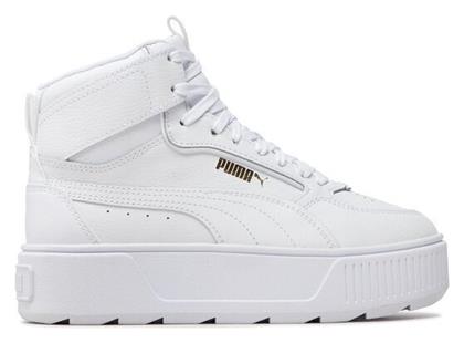 Puma Karmen Rebelle Mid Γυναικεία Sneakers ΜΑΥΡΟ