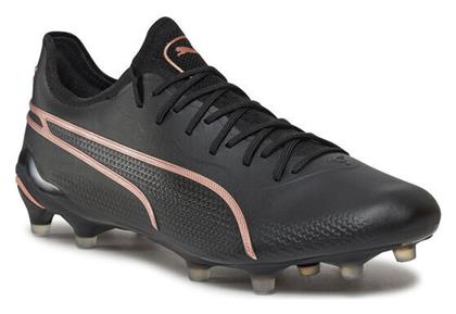 Puma King Ultimate FG/AG Χαμηλά Ποδοσφαιρικά Παπούτσια με Τάπες Μαύρα από το MybrandShoes