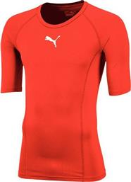 Puma Παιδική Ισοθερμική Μπλούζα για Αγόρι Κόκκινη Liga Baselayer από το MybrandShoes