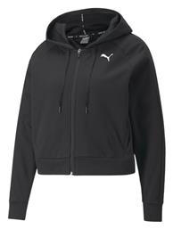 Puma Modern Sports Cropped Γυναικείο Φούτερ με Κουκούλα Μαύρο