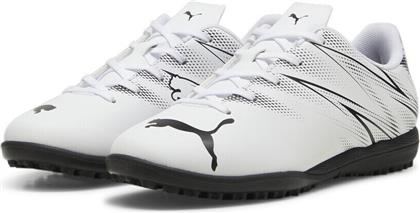 Puma Παιδικά Ποδοσφαιρικά Παπούτσια Attacanto Tt Jr με Σχάρα Λευκά από το SerafinoShoes