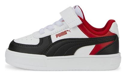 Puma Παιδικά Sneakers High Caven Block Puma White / Puma Black / For All Time Red από το Z-mall