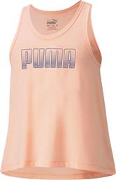 Puma Παιδική Καλοκαιρινή Μπλούζα Αμάνικη Ροζ