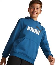 Puma Παιδικό Φούτερ με Κουκούλα και Τσέπες Μπλε Essentials 2 από το Spartoo