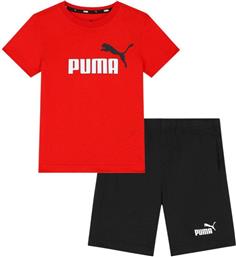 Puma Παιδικό Σετ με Σορτς Καλοκαιρινό 2τμχ Κόκκινο από το SportsFactory