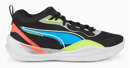 Puma Playmaker Pro Χαμηλά Μπασκετικά Παπούτσια Μαύρα