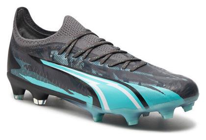 Puma Ultra Ultimate Rush FG/AG Χαμηλά Ποδοσφαιρικά Παπούτσια με Τάπες Γκρι από το MybrandShoes