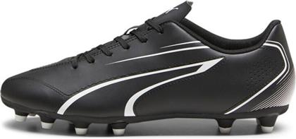 Puma Vitoria FG/AG Χαμηλά Ποδοσφαιρικά Παπούτσια με Τάπες Μαύρα από το SportsFactory