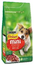 Purina Friskies Mini Menu 1.5kg Ξηρά Τροφή για Ενήλικους Σκύλους Μικρόσωμων Φυλών με Λαχανικά και Μοσχάρι από το e-Fresh