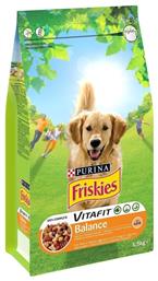 Purina Friskies Vitafit Balance 1.5kg Ξηρά Τροφή για Ενήλικους Σκύλους με Κοτόπουλο και Λαχανικά από το ΑΒ Βασιλόπουλος