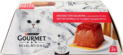 Purina Gourmet Revelations Υγρή Τροφή για Ενήλικες Γάτες σε Ταψάκι με Σολομό 57gr 2τμχ