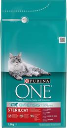 Purina One Bifensis Sterlicat Ξηρά Τροφή για Ενήλικες Γάτες με Βοδινό 1.5kg
