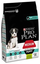 Purina Pro Plan OptiDigest Medium Puppy 3kg Ξηρά Τροφή χωρίς Σιτηρά για Κουτάβια Μεσαίων Φυλών με Αρνί από το Plus4u