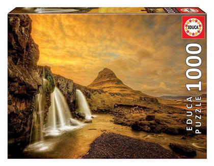 Puzzle Kirkjufellsfoss Waterfall Iceland 2D 1000 Κομμάτια