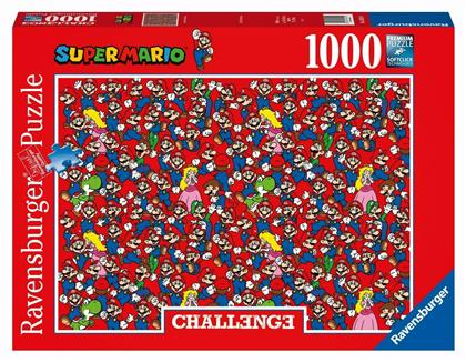 Puzzle Super Mario Bros challenge 2D 1000 Κομμάτια από το Designdrops