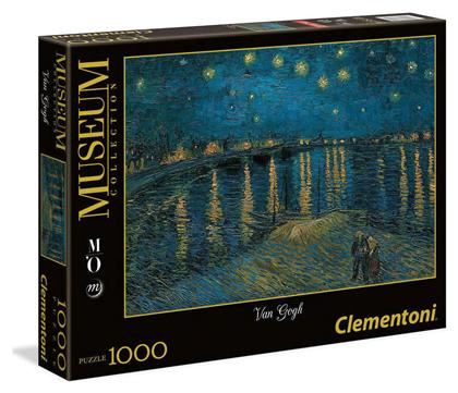 Puzzle Van Gogh Έναστρη Νύχτα Πάνω από το Ρήνο 2D 1000 Κομμάτια