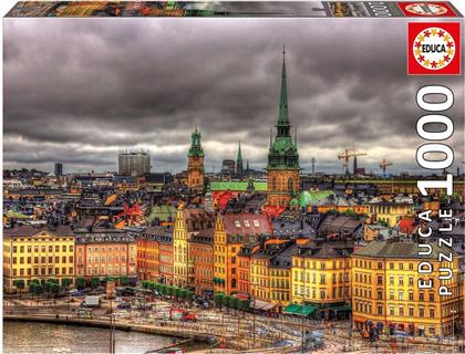 Puzzle Views Of Stockholm Sweeden 2D 1000 Κομμάτια από το Plus4u