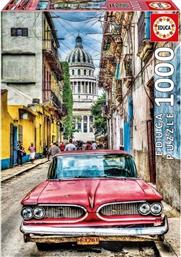 Puzzle Vintage Car in Old Havana 2D 1000 Κομμάτια από το Plus4u
