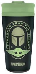 Pyramid International Star Wars: The Mandalorian (Stronger Than You Think) Κούπα Με Καπάκι Μεταλλική Μαύρη 450ml από το e-shop