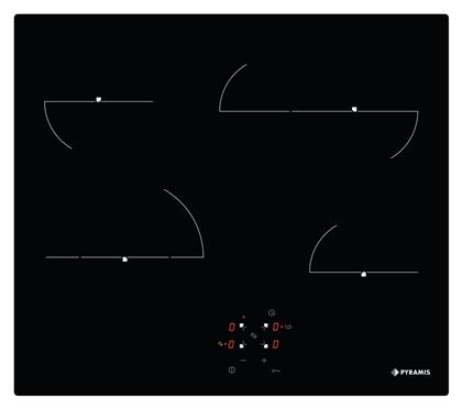 Pyramis PHC61611BFB Κεραμική Αυτόνομη