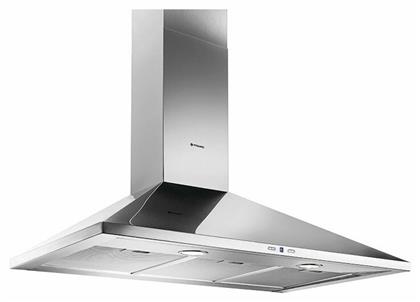 Pyramis Plus Καμινάδα 90cm Inox από το Designdrops