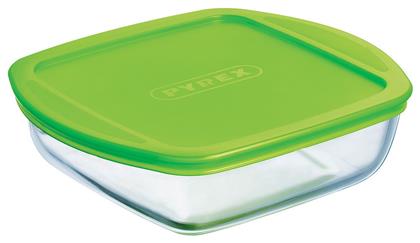 Pyrex Φαγητοδοχείο Τετράγωνο 1050ml Πράσινο