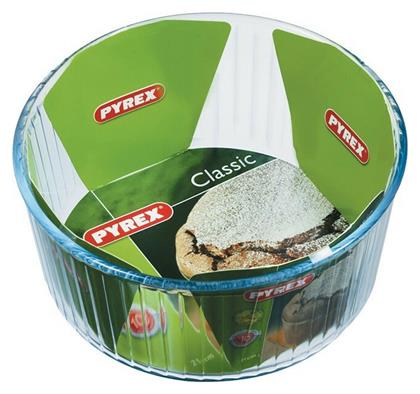 Pyrex Σουφλέ Στρογγυλό Πυρίμαχο Σκεύος για Σουφλέ Γυάλινο 21x21cm