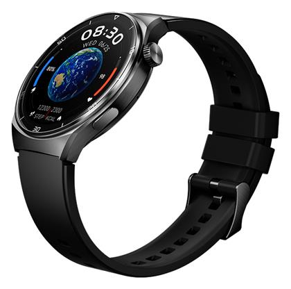 QCY GT S3 Smartwatch με Παλμογράφο (Μαύρο)