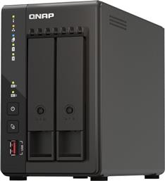 QNap TS-253E NAS με 2 θέσεις για HDD/SSD και 2 θύρες Ethernet από το e-shop