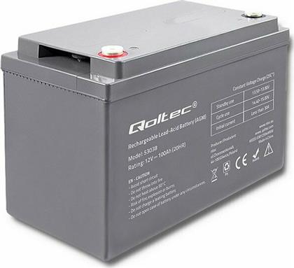 QOLTEC 53038 AGM BATTERY 12V 100AH MAX 1200A