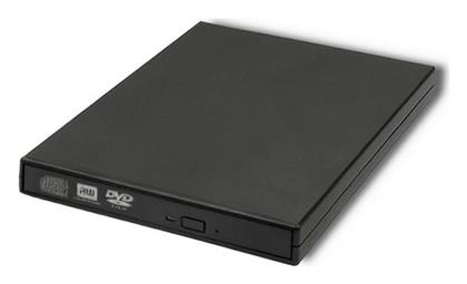 Qoltec Εξωτερικός Οδηγός Εγγραφής/Ανάγνωσης DVD/CD για Desktop / Laptop Μαύρο