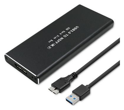 Qoltec Θήκη για Σκληρό Δίσκο M.2 SATA III με σύνδεση USB 3.0 / USB 3.1 σε χρώμα