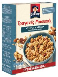 Quaker Γκρανόλα Βρώμης Τραγανές Μπουκιές 450gr