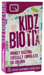 Quest KidzBiotix 30 μασώμενες ταμπλέτες Blackcurrant