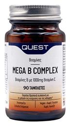 Quest Mega B Complex Βιταμίνη 1000mg 90 ταμπλέτες