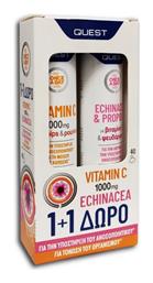 Quest Vitamin C & Echinacea & Propolis Βιταμίνη 1000mg Multiflavoured